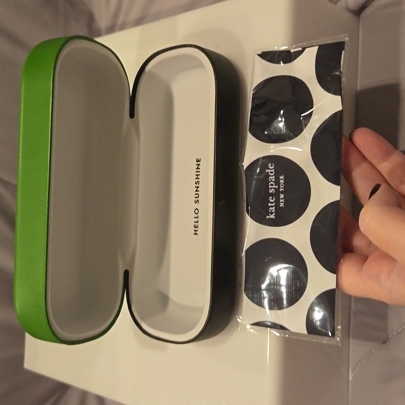 Kate Spade Sunglasses Maryam gray metal and plastic frame brand new in case - Picture 12 of 14